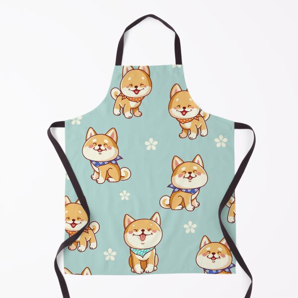 Item preview, Cute Shiba Inu Seamless Pattern | Kawaii Japanese Dog Repeat Print | Adorable Puppy Illustration for Dog Lovers designed and sold by RJACreative.