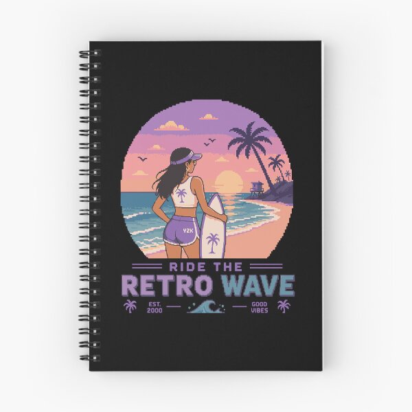 Item preview, Retro Pixel Surfer Girl Y2K designed and sold by BRROOLY.