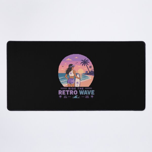 Item preview, Retro Pixel Surfer Girl Y2K designed and sold by BRROOLY.