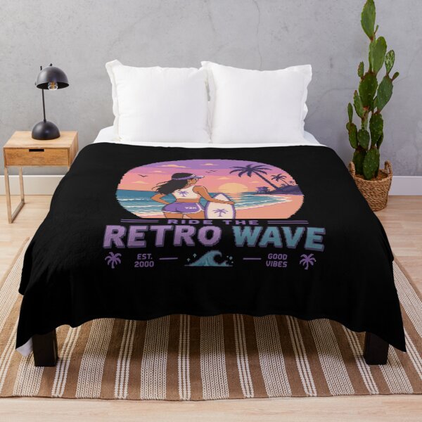 Item preview, Retro Pixel Surfer Girl Y2K designed and sold by BRROOLY.