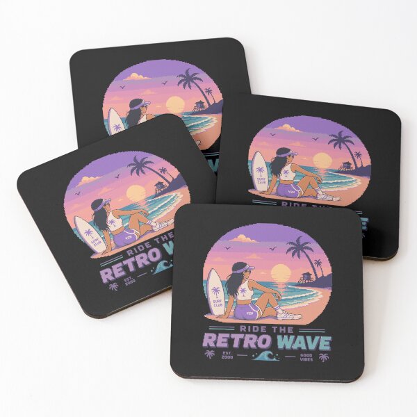 Item preview, Retro Pixel Surfer Girl Y2K designed and sold by BRROOLY.