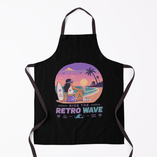 Item preview, Retro Pixel Surfer Girl Y2K designed and sold by BRROOLY.