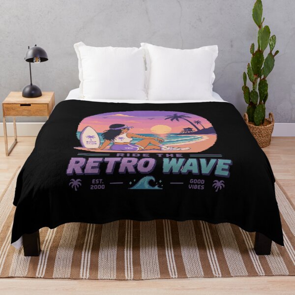 Item preview, Retro Pixel Surfer Girl Y2K designed and sold by BRROOLY.