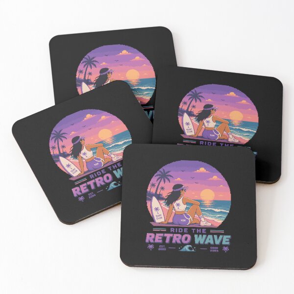 Item preview, Retro Pixel Surfer Girl Y2K designed and sold by BRROOLY.