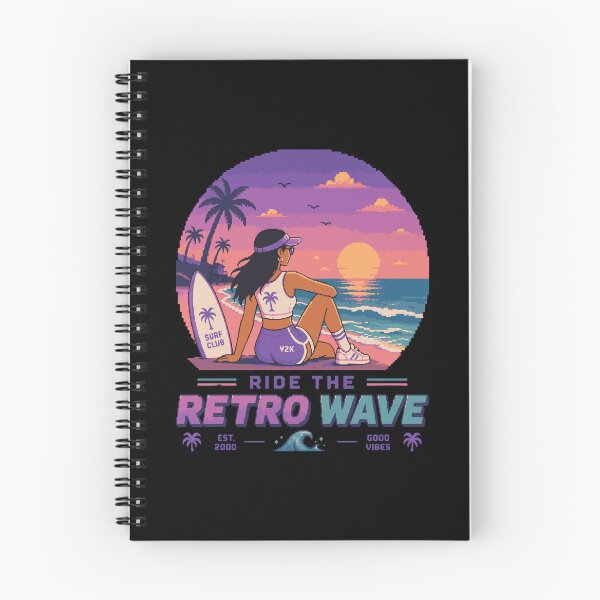 Item preview, Retro Pixel Surfer Girl Y2K designed and sold by BRROOLY.