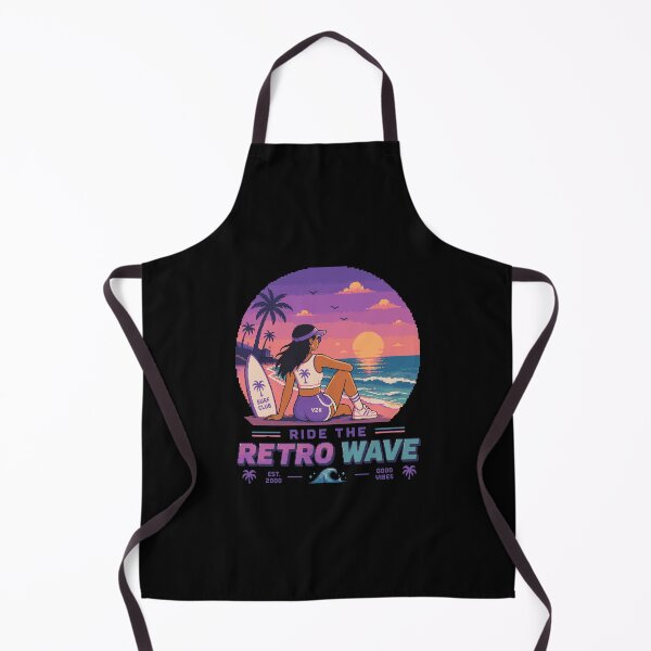 Item preview, Retro Pixel Surfer Girl Y2K designed and sold by BRROOLY.