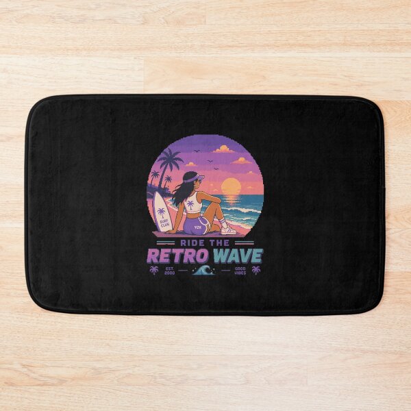 Item preview, Retro Pixel Surfer Girl Y2K designed and sold by BRROOLY.