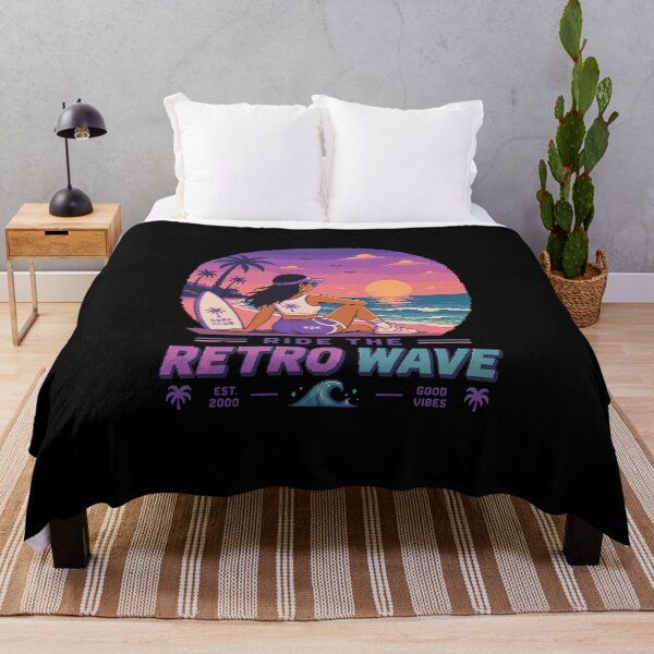 Item preview, Retro Pixel Surfer Girl Y2K designed and sold by BRROOLY.