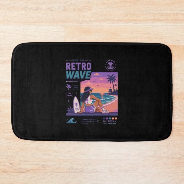 Item preview, Retro Pixel Surfer Girl Y2K designed and sold by BRROOLY.