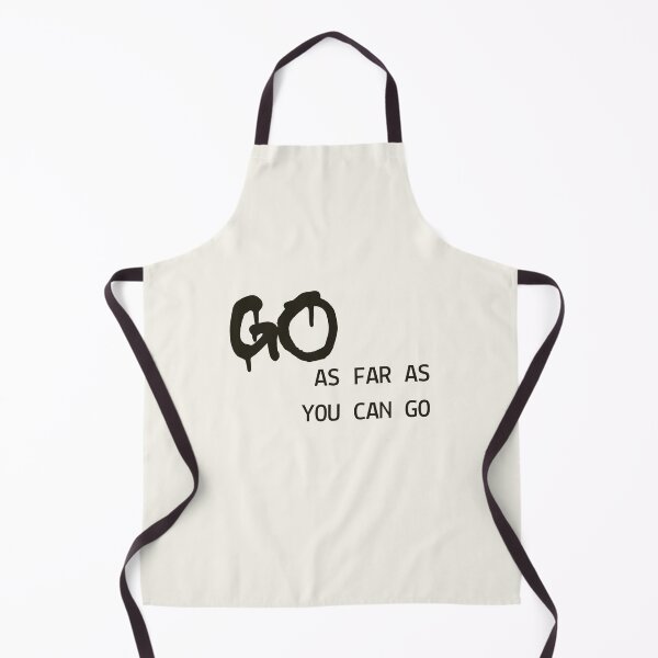 Item preview, Go As Far As You Can Go | Minimal Motivational Typography Design designed and sold by KleanGirlAesthetics.