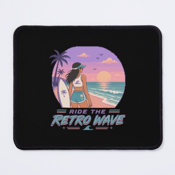 Item preview, Retro Pixel Surfer Girl Y2K designed and sold by BRROOLY.