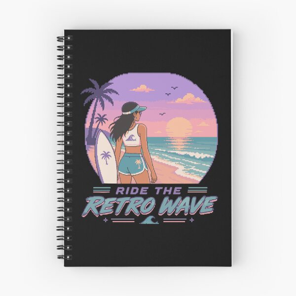 Item preview, Retro Pixel Surfer Girl Y2K designed and sold by BRROOLY.