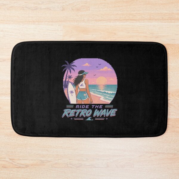 Item preview, Retro Pixel Surfer Girl Y2K designed and sold by BRROOLY.