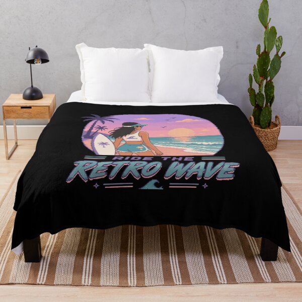 Item preview, Retro Pixel Surfer Girl Y2K designed and sold by BRROOLY.