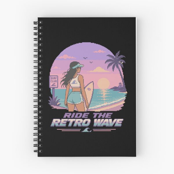 Item preview, Retro Pixel Surfer Girl Y2K designed and sold by BRROOLY.