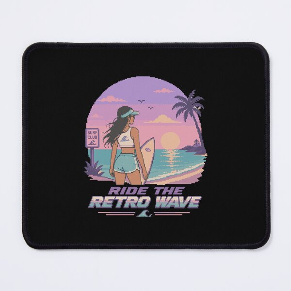Item preview, Retro Pixel Surfer Girl Y2K designed and sold by BRROOLY.