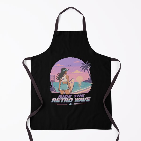 Item preview, Retro Pixel Surfer Girl Y2K designed and sold by BRROOLY.