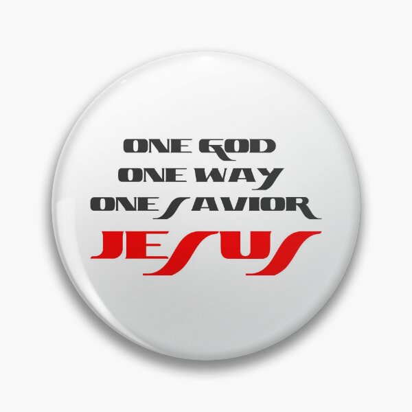 Item preview, Jesus Graphic, One Way Savior Scripture Worship Gift designed and sold by WonderWaresGifts.