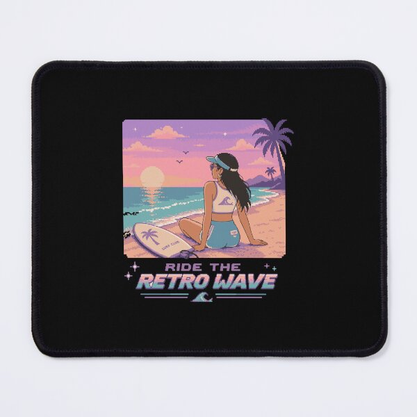 Item preview, Retro Pixel Surfer Girl Y2K designed and sold by BRROOLY.