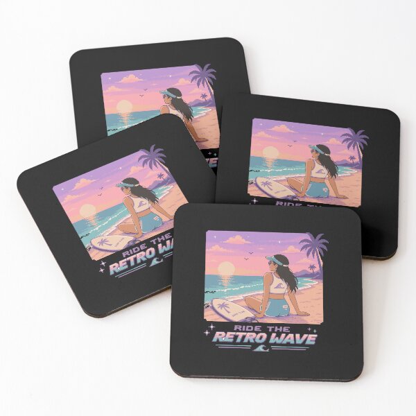 Item preview, Retro Pixel Surfer Girl Y2K designed and sold by BRROOLY.