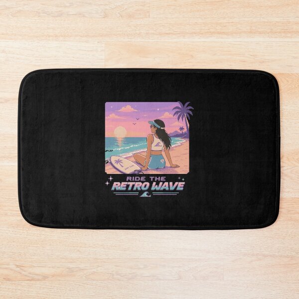 Item preview, Retro Pixel Surfer Girl Y2K designed and sold by BRROOLY.