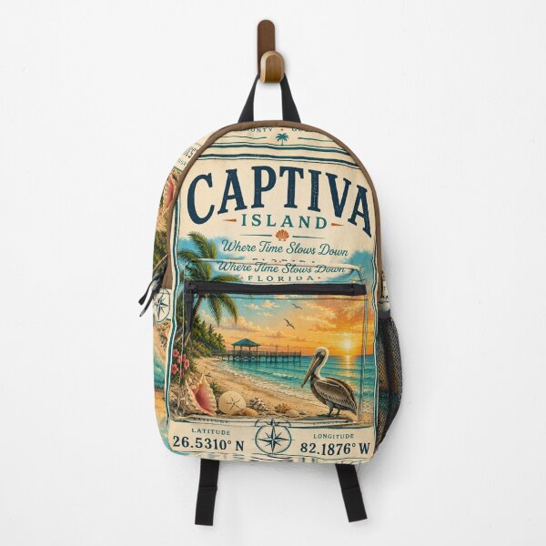 Item preview, Captiva Island Coordinates | Florida Gulf Coast Minimal Coastal Travel Design designed and sold by piketo.