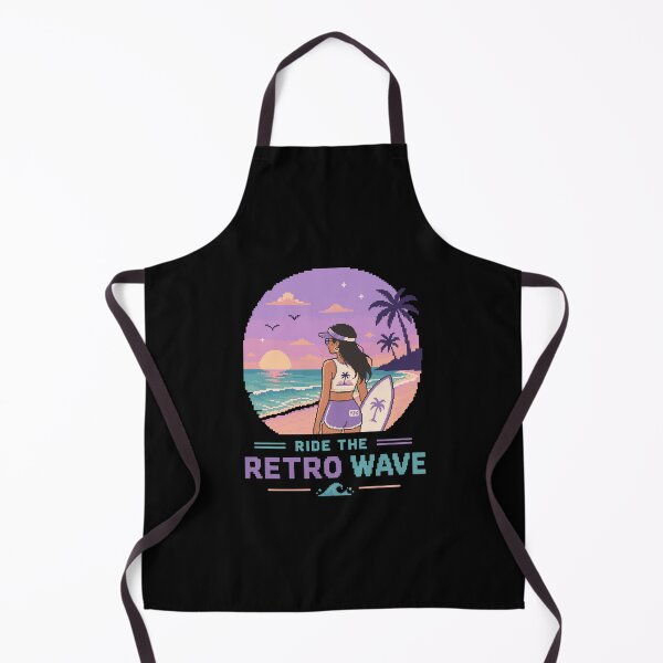Item preview, Retro Pixel Surfer Girl Y2K designed and sold by BRROOLY.