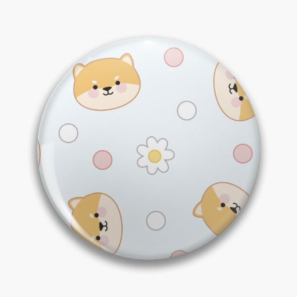 Item preview, Cute Hamster Seamless Pattern | Kawaii Hamster Faces with Daisies | Adorable Pastel Animal Repeat Design designed and sold by RJACreative.