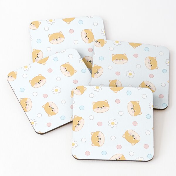 Item preview, Cute Hamster Seamless Pattern | Kawaii Hamster Faces with Daisies | Adorable Pastel Animal Repeat Design designed and sold by RJACreative.