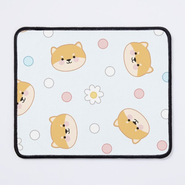 Item preview, Cute Hamster Seamless Pattern | Kawaii Hamster Faces with Daisies | Adorable Pastel Animal Repeat Design designed and sold by RJACreative.