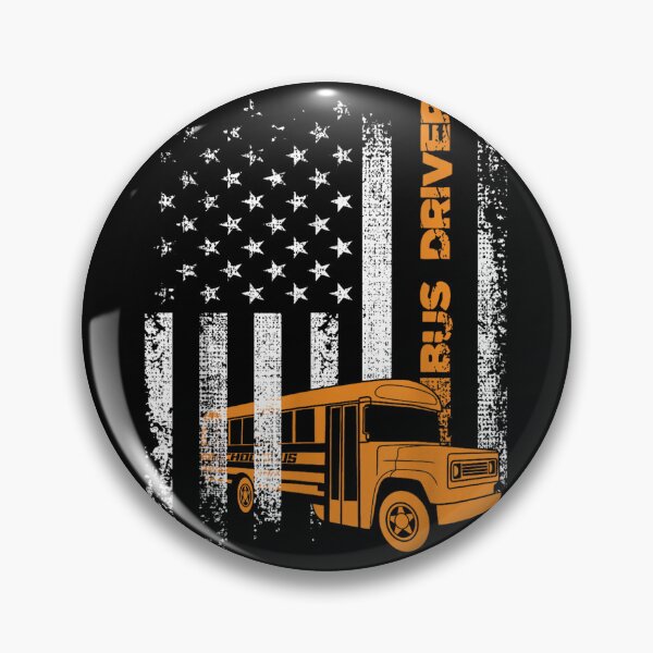 Item preview, Bus Driver American Flag designed and sold by goombi-creative.