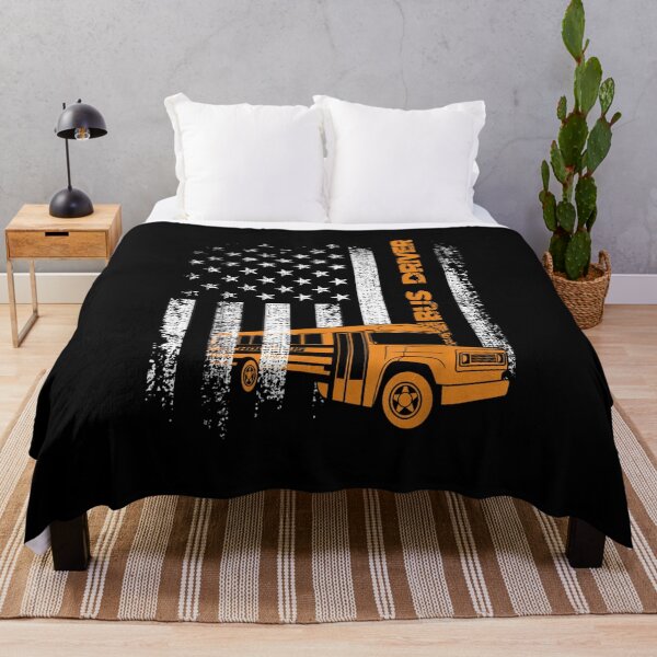 Item preview, Bus Driver American Flag designed and sold by goombi-creative.