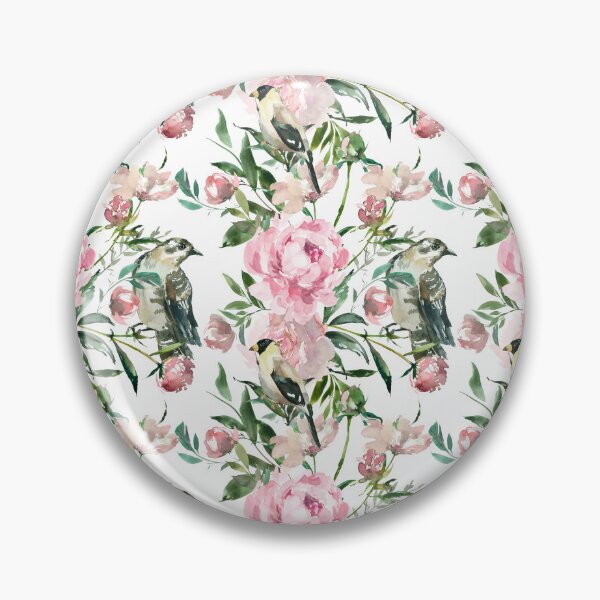 Item preview, Letter B Pink Peony Flower designed and sold by WildAliceArt.
