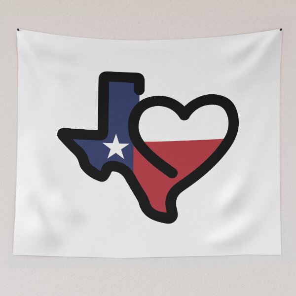 Item preview, I Love Texas - Texas Heart Logo designed and sold by DGMaxShop.