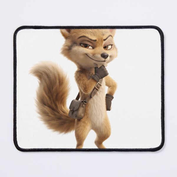 Item preview, Clever Fox - Cute 3D Desert Fennec Fox Character Design designed and sold by laughingshirts.