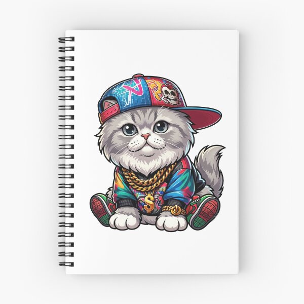 Item preview, Cute Hip Hop Cat Streetwear Gangsta Kitten designed and sold by Mr-wow.