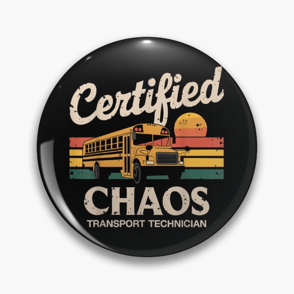 Item preview, Bus Driver Certified Chaos Transport Technician designed and sold by goombi-creative.