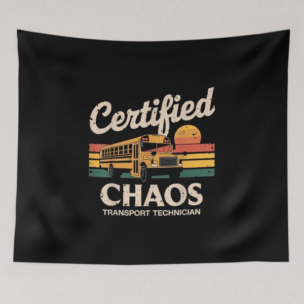 Item preview, Bus Driver Certified Chaos Transport Technician designed and sold by goombi-creative.