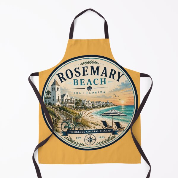 Item preview, Rosemary Beach Badge | Timeless Coastal Charm Retro Florida 30A Emblem designed and sold by piketo.