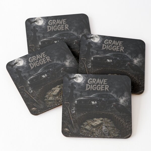Item preview, Grave Digger Gangsta on a Moonlit Night  designed and sold by Trans4med.