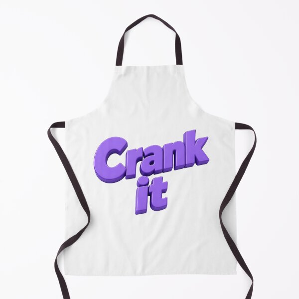 Item preview, Crank It – Bold Purple 3D Typography Design designed and sold by ManggaeJM.