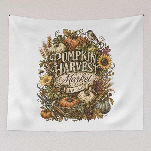 Item preview, Vintage Pumpkin Harvest Market designed and sold by DestenyStore.