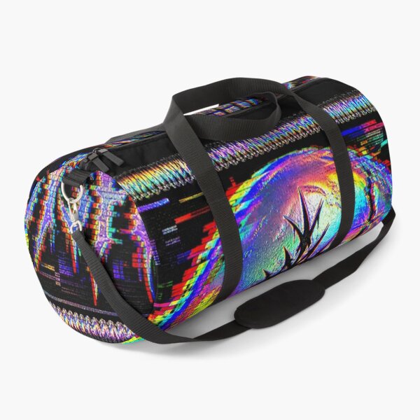 Item preview, Adversarial Chromatic Overload Holographic Glitch T-Shirt - Iridescent AI Art designed and sold by Uglyandcute.