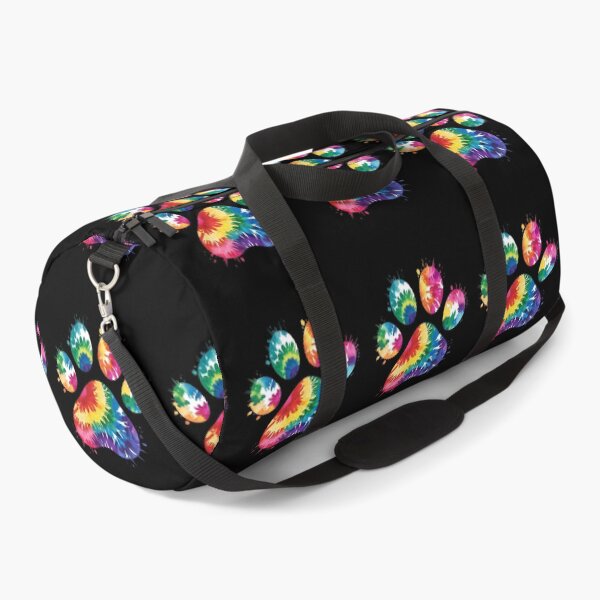 Item preview, Tie Dye Paw Print Rainbow Splatter Art designed and sold by SoyLamderma.