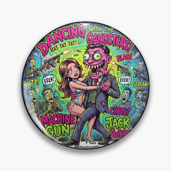 Item preview, Dancing with Gangsters - Machine Gun Jack McGurn designed and sold by Sticker My Ass.
