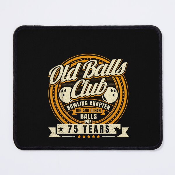 Item preview, Old Balls Club Bowling Chapter Big And Clean Balls For 75 Years Funny Bowling Gift designed and sold by msaloyach.