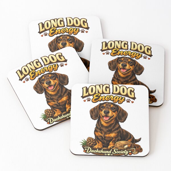 Item preview, Long Dog Energy – Dachshund Society Shirt designed and sold by Shadowframe Studios.