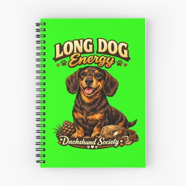 Item preview, Long Dog Energy – Dachshund Society Shirt designed and sold by Shadowframe Studios.