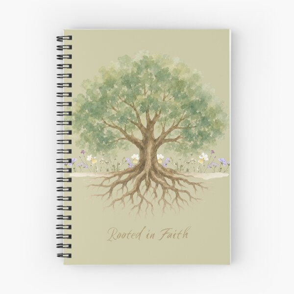 Item preview, Rooted in Faith (Spiral) designed and sold by myhunnybunny.