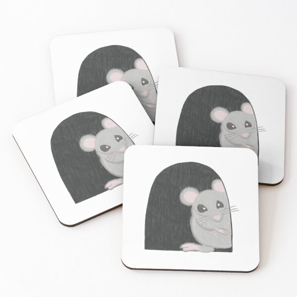 Item preview, Mouse in Hole in the Wall designed and sold by itscatnotkat.